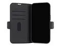 dbramante1928 Bergen Pro - Lommebok for mobiltelefon l&#248;svekt - plastikk - svart - for Apple iPhone 16e