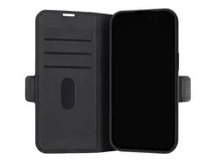 dbramante1928 Bergen Pro - Lommebok for mobiltelefon l&#248;svekt - plastikk - svart - for Apple iPhone 16e