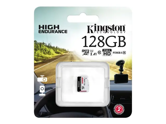 Kingston High Endurance - Flashminnekort - 128 GB - A1 / UHS-I U1 ...