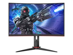 AOC Gaming C32G2ZE/BK - LED-skjerm - gaming kurvet - 32" (31.5" synlig) - 1920 x 1080 Full HD (1080p) @ 240 Hz - VA - 300 cd/m² - 3000:1 - 1 ms - 2xHDMI, DisplayPort - svart