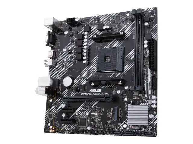 ASUS PRIME A520M-K - Hovedkort micro ATX Socket AM4 AMD A520 Chips...