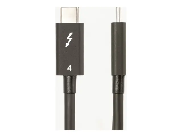 StarTech.com 1.6ft (50cm) Thunderbolt 4 Cable, 40Gbps, 100W Power ...