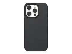 ZAGG Manhattan Snap - Baksidedeksel for mobiltelefon MagSafe-samsvar - silikon, grafen - svart - for Apple iPhone 16 Pro