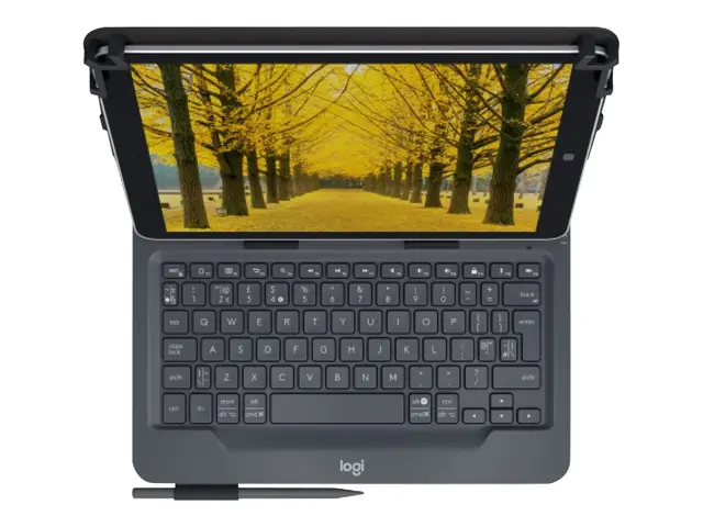 Logitech Universal Folio for 9-10 inch Tablets - Tastatur og folio...