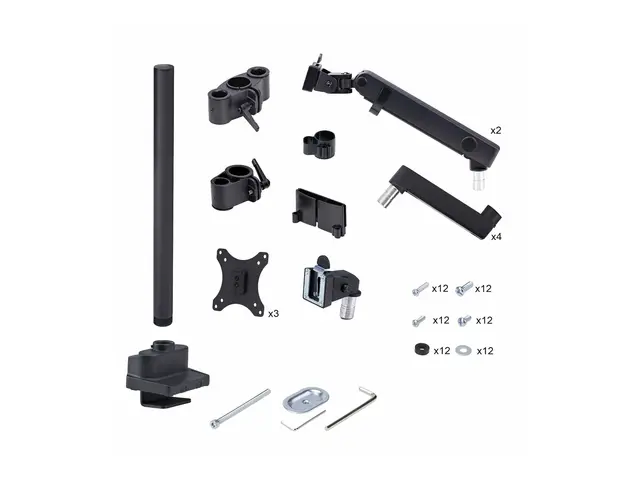 Startech Triple Monitor Desk Mount For Up To Three 27in Screens, V...