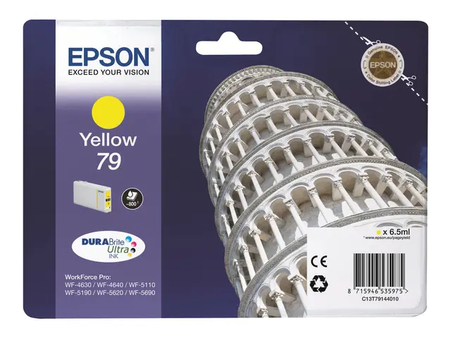 Epson 79 - 6.5 ml - gul - original - blekkpatron - for WorkForce P...