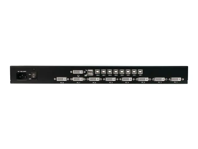 StarTech.com 8 Port 1U Rackmount DVI USB KVM Switch - (SV831DVIU) ...
