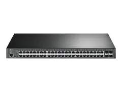 TP-Link JetStream TL-SG3452P V1 Switch - Styrt - 48 x 10/100/1000 (PoE+) + 4 x Gigabit SFP - rackmonterbar - PoE+ (384 W)
