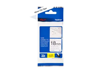 Brother TZe-SE4 - Selv-adhesiv - svart på hvitt Rull (1,8 cm x 8 m) 1 kassett(er) laminert teip - for Brother PT-P750, P950; P-Touch PT-3600, D450, D800, E550, P750; P-Touch Cube Plus PT-P710