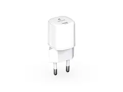 Unisynk - Str&#248;madapter - kompakt 30 watt - PD/PPS, Fast Charge (24 pin USB-C)