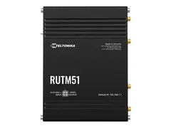 Teltonika RUTM51 - Tr&#229;dl&#248;s ruter WWAN 4-portssvitsj - 1GbE - Wi-Fi 5 - Dobbeltb&#229;nd - 3G, 4G, 5G