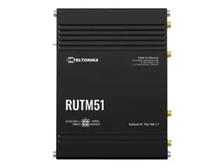 Teltonika RUTM51 - Tr&#229;dl&#248;s ruter WWAN 4-portssvitsj - 1GbE - Wi-Fi 5 - Dobbeltb&#229;nd - 3G, 4G, 5G