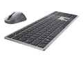Dell Premier Multi-Device KM7321W - Tastatur- og mussett tr&#229;dl&#248;s - 2.4 GHz, Bluetooth 5.0 - QWERTY - Pan Nordic - titangr&#229; - med 3 years NBD Advance Exchange - for Latitude 7320 Detachable; XPS 17 9710