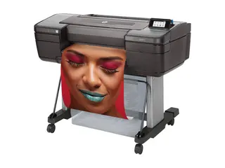 HP DesignJet Z9+ PostScript - 24&quot; storformatsskriver farge - ink-jet - Rull (61 cm) - 2400 x 1200 dpi - inntil 1.5 min/side (mono) / inntil 1.5 min/side (farge) - kapasitet: 1 rull - Gigabit LAN, USB-vert - kutter