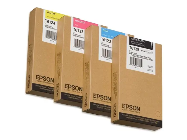 Epson T6128 - 220 ml matt svart original blekkpatron for Stylus Pr...