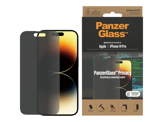 PanzerGlass - Skjermbeskyttelse for mobiltelefon klassisk passform...