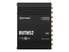 Teltonika RUTM52 - Tr&#229;dl&#248;s ruter WWAN 5-port svitsj - 1GbE, 5G, LTE, HSPA - Wi-Fi 5 - 3G, 4G, 5G - DIN-skinnemonterbar, veggmonterbar, overflatemonterbar