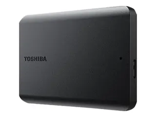 Toshiba Canvio Basics - Harddisk - 2 TB - ekstern (bærbar) 2.5" - USB 3.2 Gen 1 / USB 2.0 - matt svart