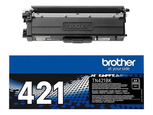 Brother TN421BK - Svart - original - tonerpatron - for Brother DCP...