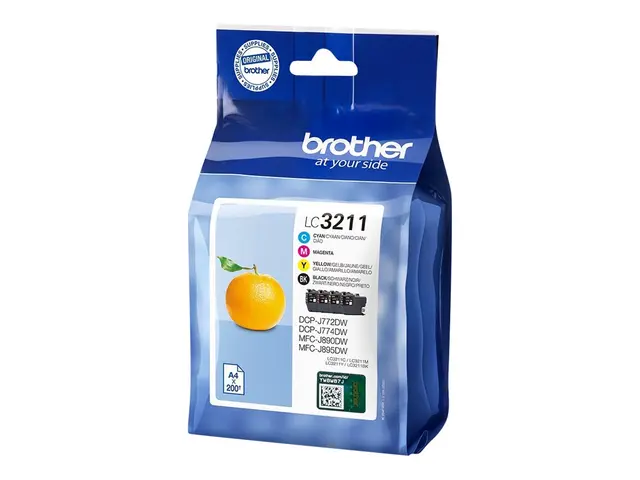 Brother LC3211 - 4-pack - svart, gul, cyan, magenta - original - b...