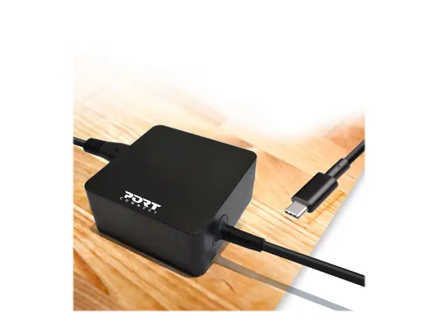 PORT Connect POWER SUPPLY TYPE C - Strømadapter AC 100-240 V 45 watt