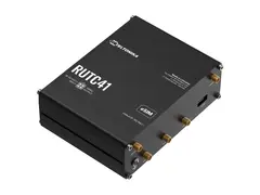 Teltonika RUTC41 - Trådløs ruter - WWAN 4-portssvitsj 1GbE, PPP Dobbeltbånd - 3G, 4G, 2G - DIN-skinnemonterbar, veggmonterbar, overflatemonterbar