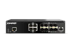 QNAP QSW-M3212R-8S4T - Switch - Styrt 4 x 100/1000/2.5G/5G/10GBase-T + 8 x 10Gb Ethernet SFP+ - rackmonterbar