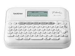 Brother P-Touch PT-D410 - Etikettmaker - S/H termotransfer - 18 mm bredde - 180 dpi - inntil 20 mm/sek - USB - kutter - speilutskrift, vertikal utskrift, utskriftsforhåndsvisning, flerkopiutskrift