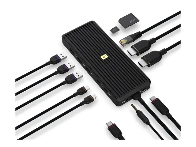 Unisynk - dokkingstasjon USB-C 2 x HDMI 1GbE