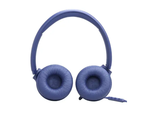 JBL TUNE 530C - Hodetelefoner - on-ear - kablet - USB-C - blå