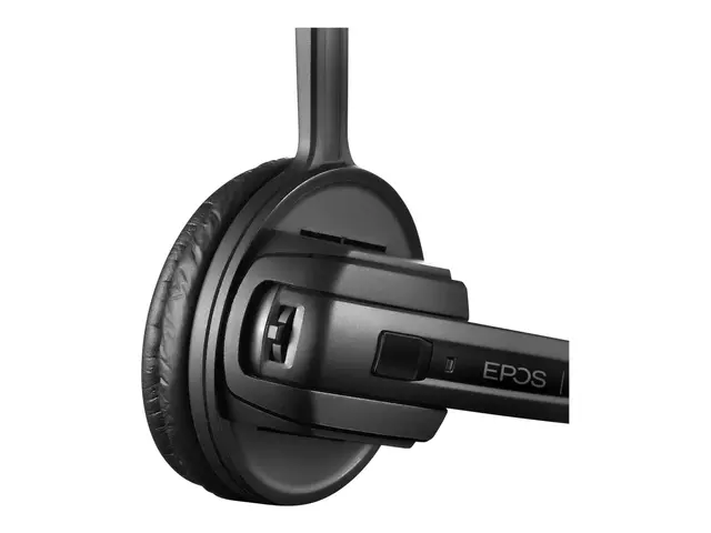 EPOS D 10 HS - Hodesett on-ear konvertibel DECT trådløs svart, sølv