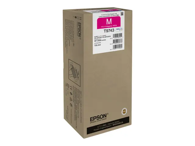 Epson T9743 - 735.2 ml XXL-størrelse magenta original blekkpatron