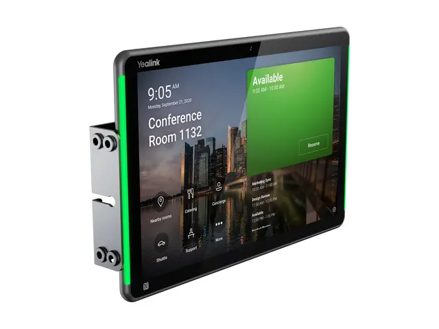 Yealink RoomPanel Plus - Skjerm for tilgjengelighet møterom med ka...