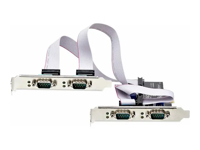 Startech 4-Port Serial PCIe Card, Quad-Port PCI Express to RS232/R...