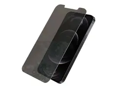 PanzerGlass Standard Fit - Skjermbeskyttelse for mobiltelefon glass - med personvernsfilter - 6.1" - krystallklar - for Apple iPhone 12, 12 Pro