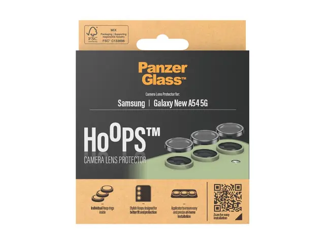 PanzerGlass Hoops - Linsebeskytter for mobiltelefon svart Samsung ...