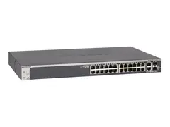 NETGEAR Smart S3300-28X - V3 - switch L3 Lite - smart - 24 x 10/100/1000 + 2 x 10Gb Ethernet + 2 x 10Gb Ethernet SFP+ - stasjonær, rackmonterbar