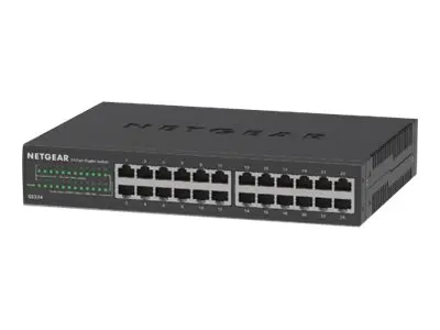 NETGEAR GS324v2 - Switch ikke-styrt 24 x 10/100/1000 veggmonterbar...
