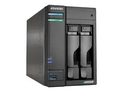 ASUSTOR Lockerstor 2 Gen2 - NAS-server 2 br&#248;nner - RAID RAID 0, 1, 5, 6, 10, JBOD - RAM 4 GB - 2.5 Gigabit Ethernet - iSCSI st&#248;tte