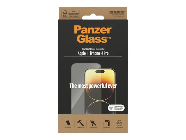 PanzerGlass - Skjermbeskyttelse for mobiltelefon ultrabred passfor...