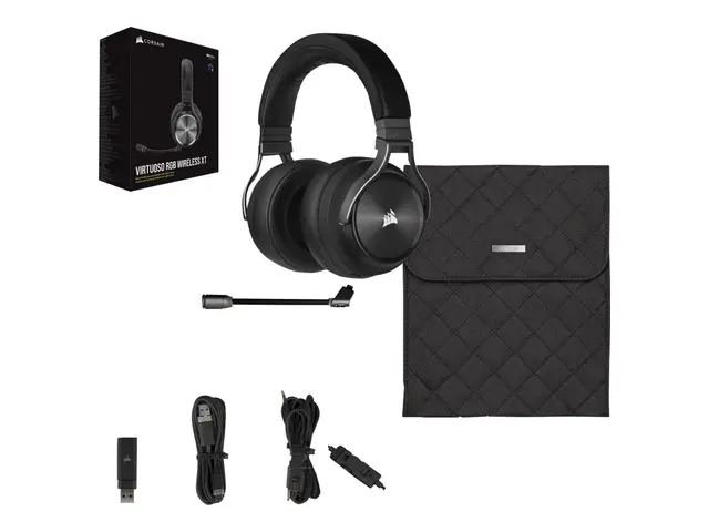 CORSAIR Gaming VIRTUOSO RGB XT - Hodesett full størrelse Bluetooth...