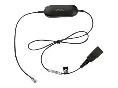 Jabra Smart Cord - Hodetelefonkabel - svart - for Cisco IP Phone 7...