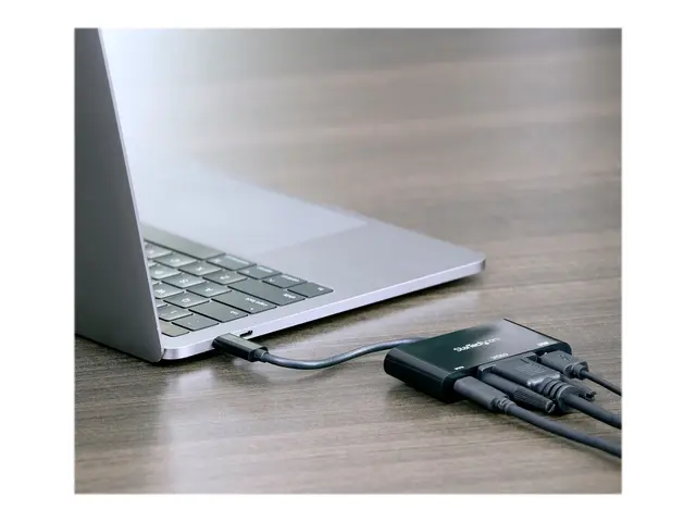 StarTech.com USB-C VGA Multiport Adapter - USB-A Port - with Power...