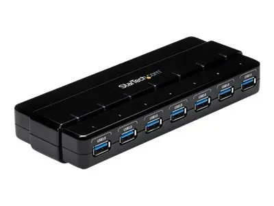 StarTech.com 7 Port USB 3.0 Hub - Up To 5 Gbps x Universal Multi E...