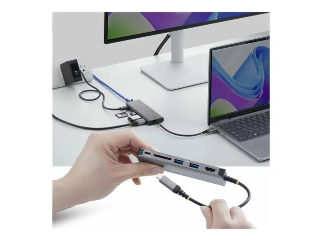 Startech - dokkingstasjon - USB-C - HDMI - 2.5GbE, 1GbE