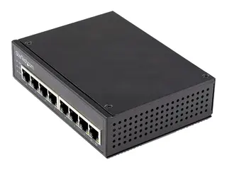 STARTECH.COM Industrial 8 Port Gigabit PoE Switch 30W - Power Over Ethernet Swi