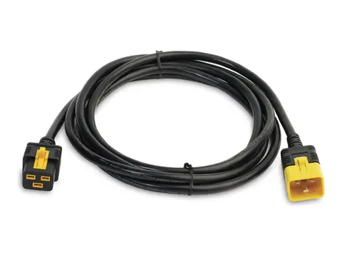 APC - Strømkabel - IEC 60320 C19 til IEC 60320 C20 3.1 m - låst - svart - for P/N: SMT2200I-AR, SMT2200R2I-AR, SMT3000I-AR, SMT3000R2I-AR, SRT10RMXLIX806, SRT2200XLI-KR