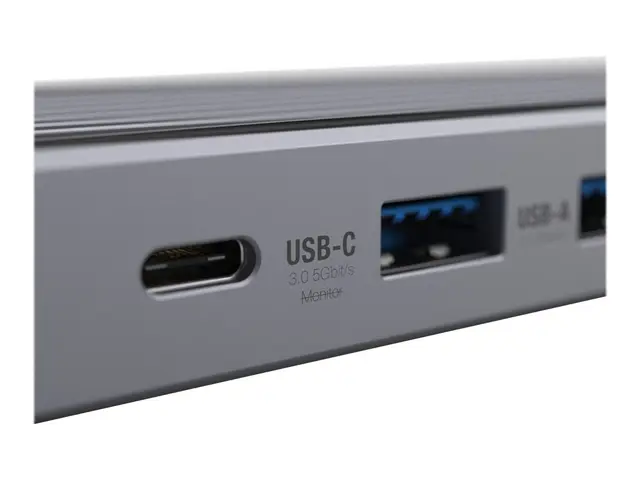 Unisynk 10 Port Dual Screen Hub - dokkingstasjon USB-C 3.1 2 x HDM...