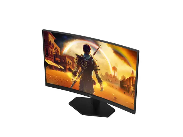 AOC Gaming CQ27G42FE - LED-skjerm - gaming 27" - 2560 x 1440 QHD @ 144 Hz - VA - 3000:1 - 0.5 ms - HDMI, DisplayPort - høyttalere 