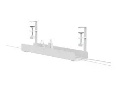 Neomounts - Kabelstyringsskuff - clamp-on design, universal skrivebordsmonterbar - hvit